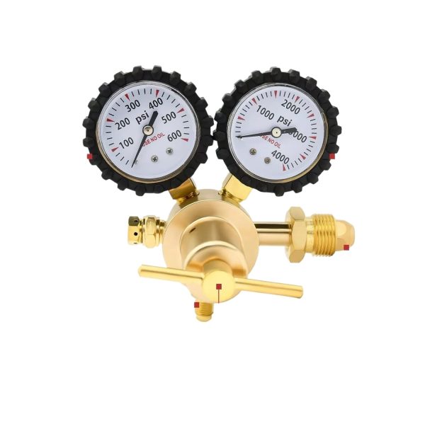 Nitrogen Regulator 60" Hose with CGA580 Inlet Connection and 1/4" Male Flare for HVAC Systems and Purging - Imagem 3