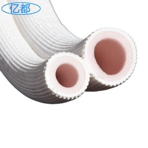 4PPE 3-Ply Embossed HVAC Insulation Tube (8MM-13MM) for Air Conditioner Copper Pipes