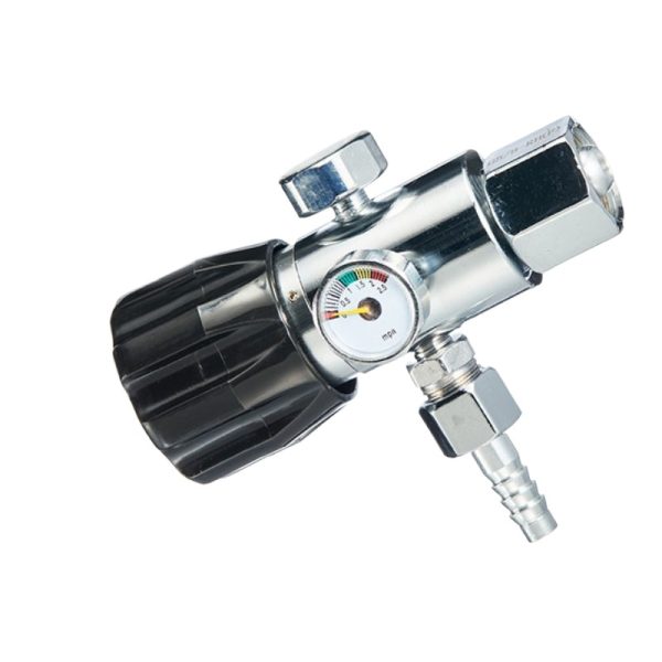 Full Copper Acetylene Regulator with Anti-drop Pressure Gauge and Gas Tank Connector for Oxygen, Acetylene, Propane Tanks - Imej 2