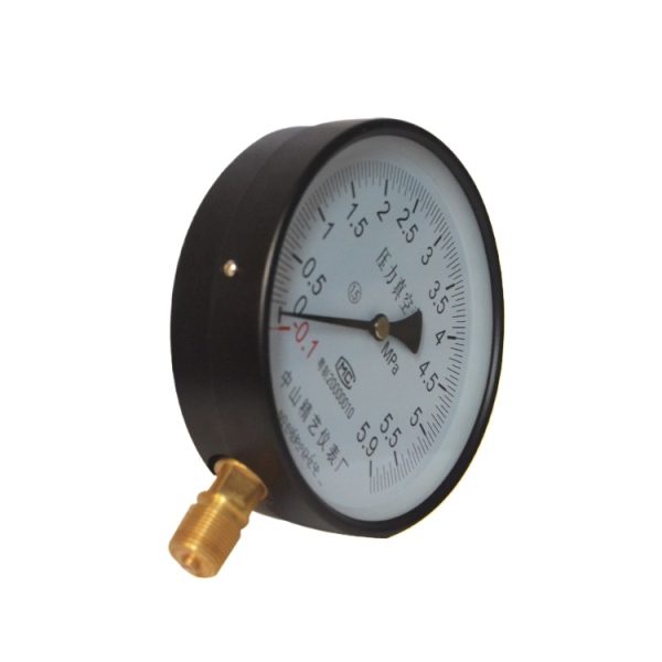 Pressure Vacuum Gauge YZ-100 -0.1 to 5.9 MPa for HVAC Systems - Image 3