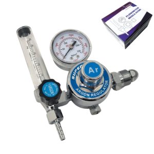 Argon CO2 Flowmeter Regulator (0-25L/min, 0-250 kg/cm²) for MIG TIG Welding Machine