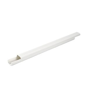 Durable PVC Straight Pipe HVAC Line Set Cover (WTG8065-A, WTG160120-A, WTG13085-A, WTG10075-A) for Outdoor AC Unit Protection, White