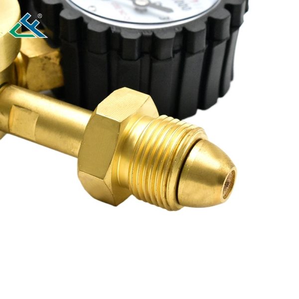 Industrial Nitrogen Pressure Regulator Gauge Dual Display 0-800psi / 0-4000psi for HVACK Systems Replaces NR1-01 - Imej 3