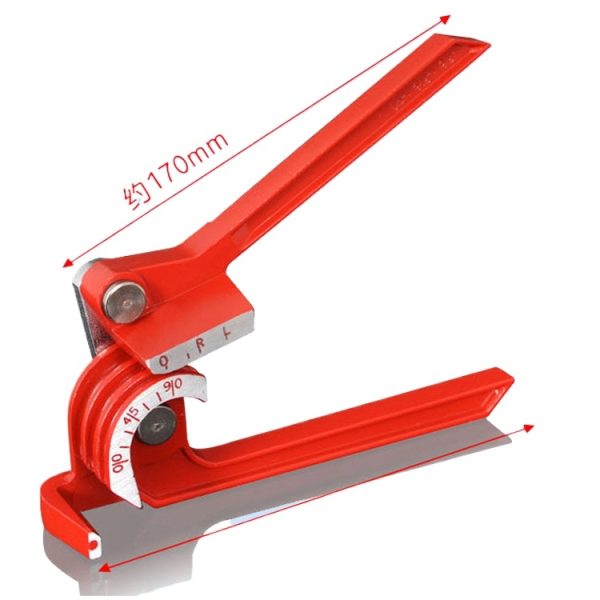 3-in-1 Manual Tube Bender (6mm/8mm/10mm) for Copper and Aluminum HVAC Pipes