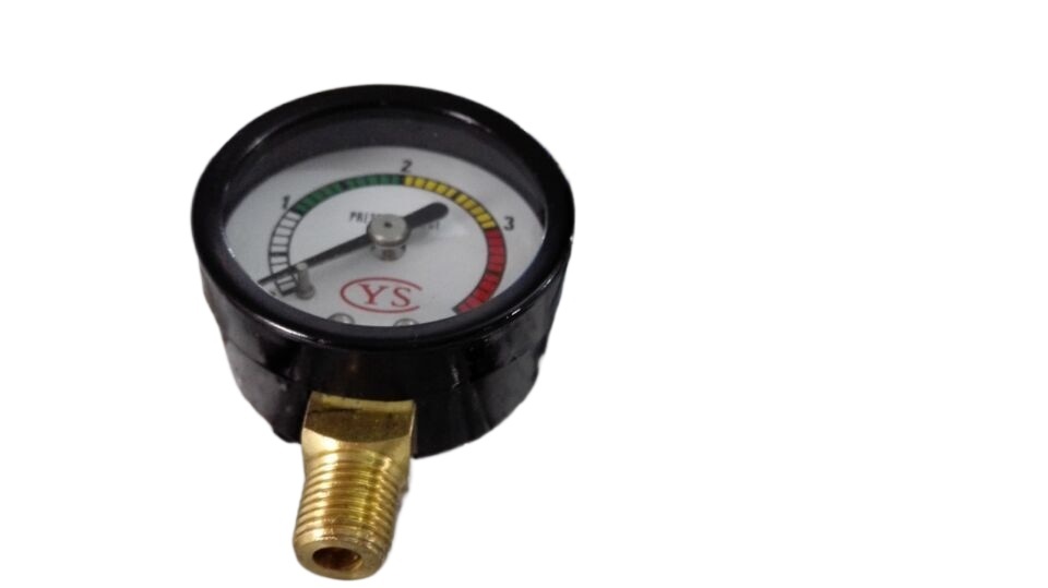 Analog Pressure Gauge (0-4 MPa, 40mm Dial, Radial Thread) for Water/Oil Pumps, HVAC Systems, Replaces YS Y40 - Image 3