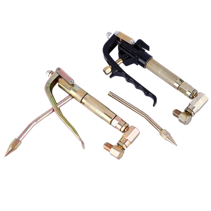 Pneumatic Grease Gun Coupler (Universal/Directional) with Foot Operated Oil Filler for Wanfeng Brand Systems - Image 2