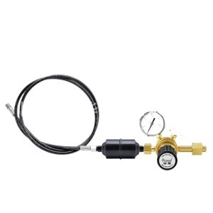 Prevov CO2 High Pressure Regulator Valve with Filter and Hose for Laparoscope/Pneumoperitoneum Machine, 10 MPa Max Pressure