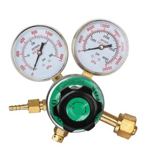 American Style Full Copper Oxygen Regulator (0-4000psi/0-28000KPa) for Welding and Cutting Systems Replaces WQ-001