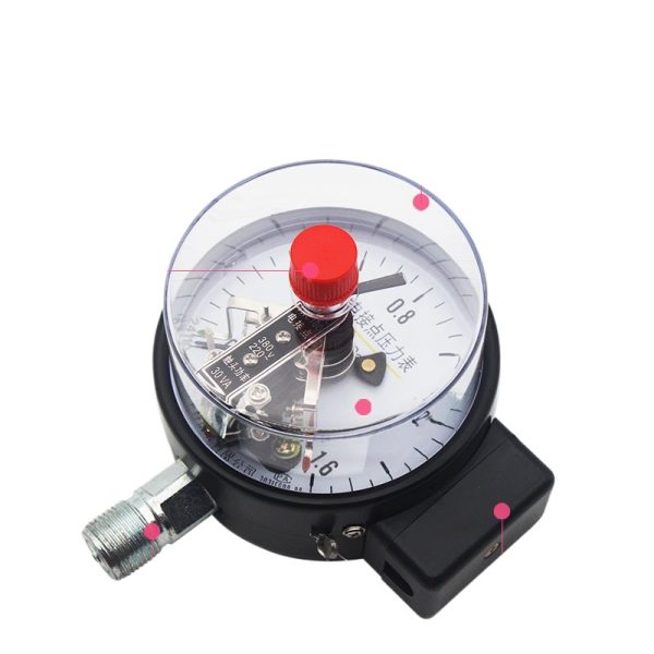 Huake YAXC-100 Radial Ammonia Electrical Contact Pressure Gauge 1.6MPa for HVAC Systems Replaces 24110484 - Imagem 2
