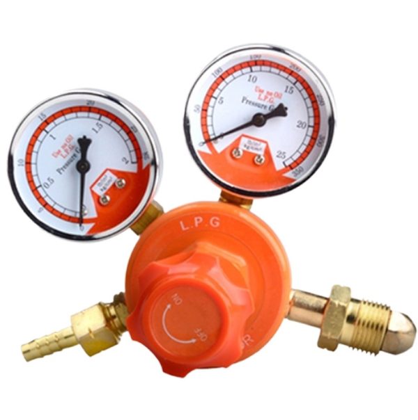 Nakata Type Oxygen Gas Pressure Regulator with Dual Gauges (0-25MPa, 0-4000psi) for Argon Tanks, Replaces WQ-001 - Image 3