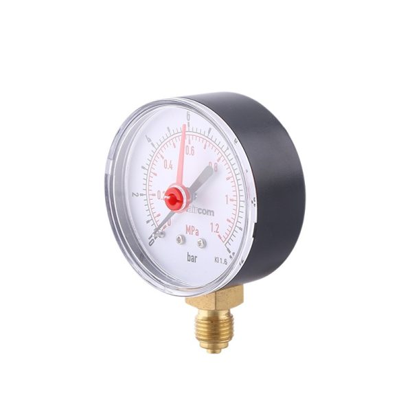 Radial Pressure Gauge (63mm, 0-1.2MPa/12bar, KI 1.6) for Air Pressure Measurement - Imagem 3