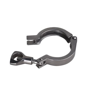 Sanitary Diaphragm Pressure Gauge Clamp Coupling for Pressure Monitoring Systems, Stainless Steel