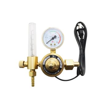 Full Copper Electric Heated CO2 Pressure Reducer Regulator (0-25 MPa) for Welding Machines