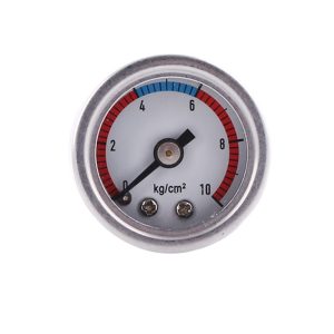 Oil Filled Pressure Gauge YN30Z (0-10 kg/cm²) Axial Mount 30mm for HVAC Systems Replaces YN30Z Series