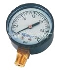 Y40 Pressure Gauge with Plastic Case and Copper Thread (0-25 PSI) 1.6 Accuracy Rating for HVAC Systems