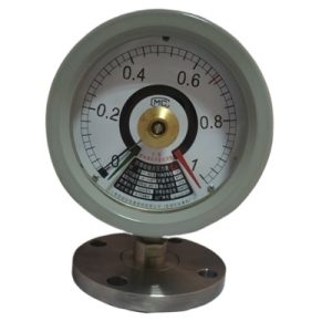 Durable Stainless Steel Blast Proof Diaphragm Pressure Gauge with Flange Mount (0-1 MPa)