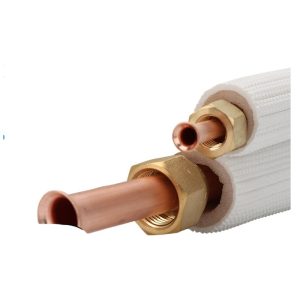 Pure Copper Insulated Refrigerant Line Set (6.35*0.6/9.52*0.6) for Gree Air Conditioners, Compatible with Universal AC Extension