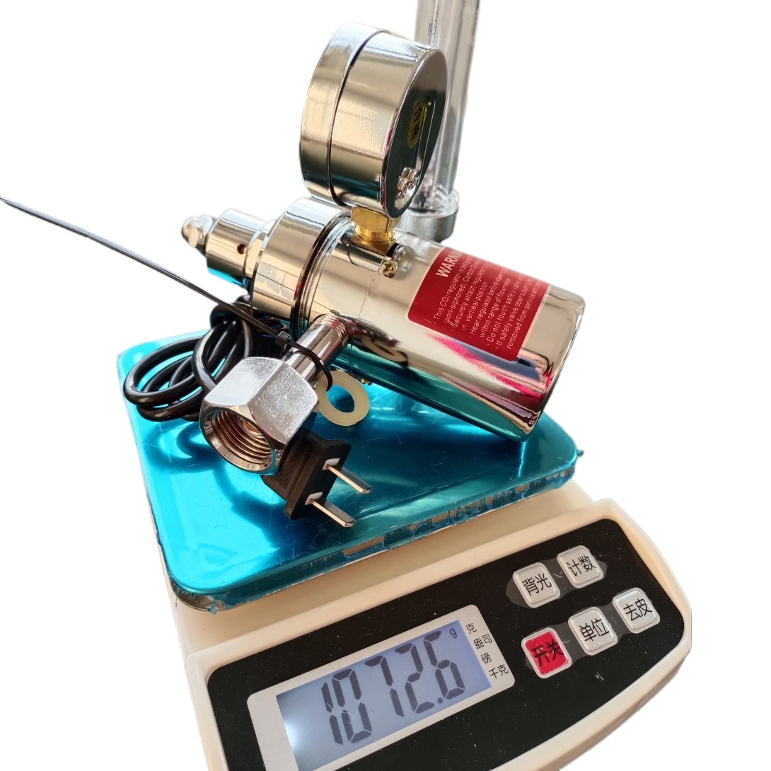 Heated CO2 Pressure Regulator Anti-Vibration Gauge YQT-731L2-1 for Welding Brewing Aquariums - Image 2