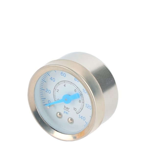 304 Stainless Steel Pressure Gauge Y40 Y50 Axial Corrosion Resistant Pressure Meter for Laboratory Testing Equipment (50mm Axial, 0-140 PSI / 0-10 Bar, 50-60mm Diameter) - Imagem 2