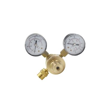 Argon Gas Pressure Regulator (0-10 bar / 0-15 MPa) with Dual Gauge for Stable Pressure Control