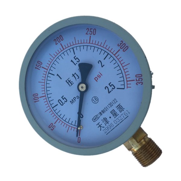 Tianjin Xingyuan Brand Y-100 Pressure Gauge (0-2.5 MPa / 0-350 psi) for Water, Air, Oil Pipes, Replaces 2998 032761 - Imagem 3