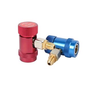 R1234yf AC Refrigerant Quick Coupler Adapter (J639-R-1234yf) for Automotive HVAC