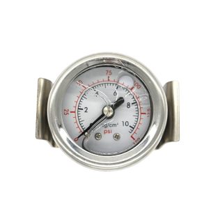 SONGLIN 40mm Pressure Gauge 0-10kg/cm² (0-150psi) with U-Clip and Quick Connect for Water Purifier Reverse Osmosis Systems