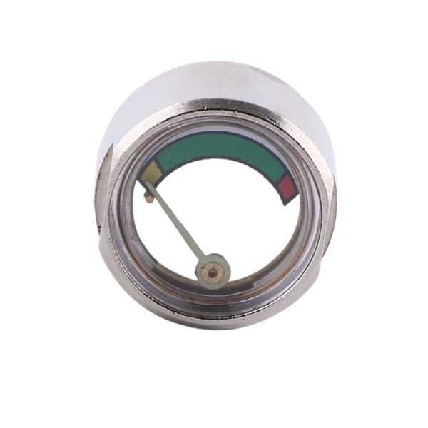 Axial Pressure Gauge (Y25, 25mm Diameter, 0-28bar/psi) for HVAC Systems, Replaces Y25 Iron Nickel Plated Pressure Gauges