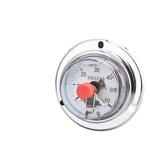 Kaixuan YNXC60ZT Axial Shock-Resistant Electrical Contact Pressure Gauge 0-60 MPa for Industrial HVAC Systems