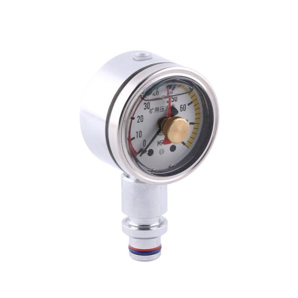 Mining High-Pressure Radial Pressure Gauge JT50 (50mm Diameter, 0-80MPa) for various industrial applications - Imej 3