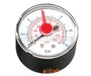 Axial Stainless Steel Pressure Gauge (0-12 Bar, 50mm, Y50Z) for HVAC Systems
