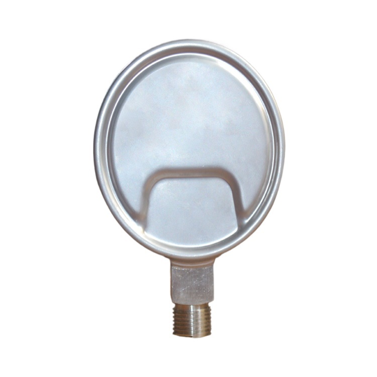 Membrane Pressure Gauge (0-6 KPa, 100mm Diameter, Radial Thread Connection) for HVAC Systems, Replaces YE100 - Image 2