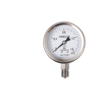 Y60BF Stainless Steel Pressure Gauge (0-1.6 MPa, 2.5 Accuracy) for Gas, Liquid, Oil, Water Pressure Systems