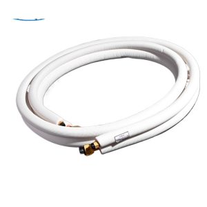 Premium Copper Refrigeration Tube (9.52*0.6+15.88*0.7mm) Insulation Line Set for HVAC Systems, 3-30M Customizable Length