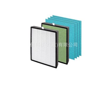 Replacement Air Purifier Filter for Mooka KJ203F, Compatible with PuroXYGEN P500, Aorda APD801, Elechomes KJ203F-142, Hosome KJ210F, Simpure HP9, UNbeaten PETS-300, KVV SDF KVV-001/002