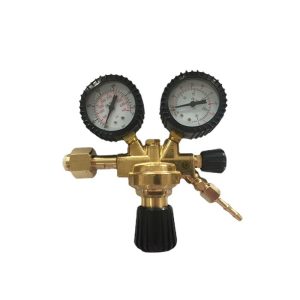 Pure Copper Argon Gas Regulator MIG TIG Flow Meter Pressure Gauge for Welding Machine (W21.8-14)