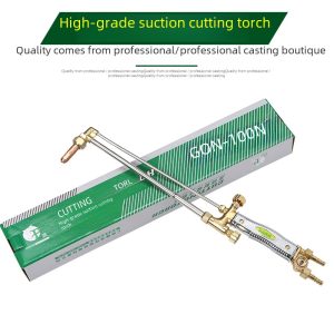 Premium Stainless Steel Oxygen Acetylene Cutting Torch Gun Kit, High-End Suction-Type Gas Welder, G01-30/G01-100 Compatible