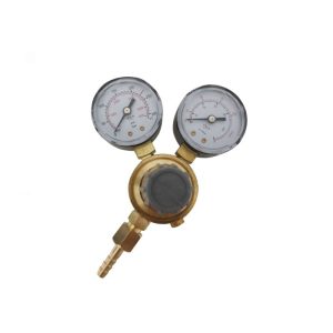 Brass CO2/Argon Regulator Pressure Gauge for MIG/TIG Welding, Dual Display