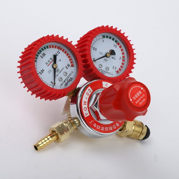 Yuepai Propane Pressure Regulator Dual Gauge Shockproof Gas Meter LP Gas Reduced Pressure Valve - Изображение 3