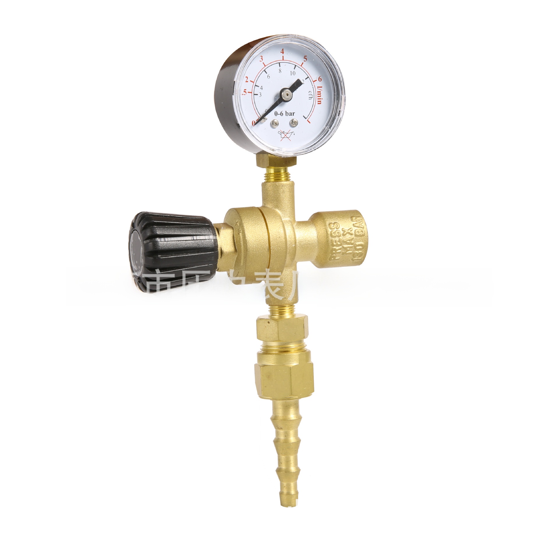 MINI Type Pressure Reducer Regulator Gauge YJ-04A for Argon CO2 Gas Welding, 0-6 Bar Output Pressure - Image 4