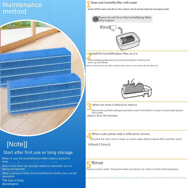 Humidifier Filter (HV-FY5) for Sharp Humidifier HV-A70, Replaces HV-FY3, HV-FY5 - Image 2
