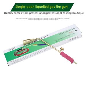 GAOXU Liquefied Gas Blowtorch for Household Pig Hair Removal and Outdoor Camping, Single Switch Adjustable Flame Torch, ZDA30/ZDA35/ZDA50 Models