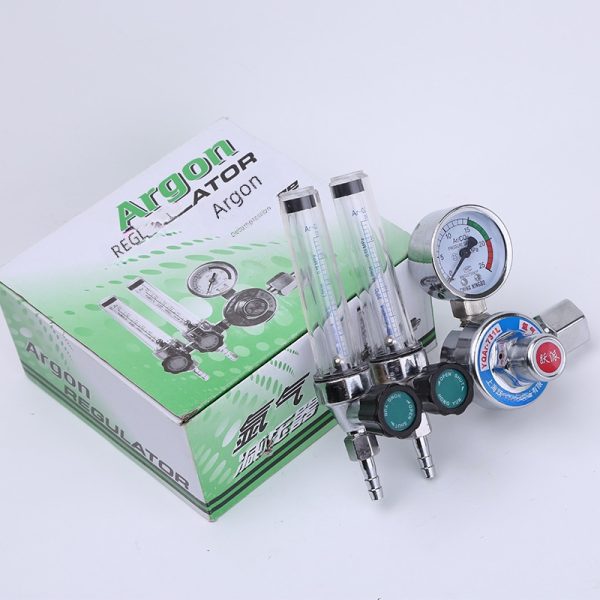 Yuepai Dual-Tube Argon Regulator Pressure Gauge for Welding, 0-25MPa Range, Energy Saving Design - Gambar 4