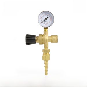 MINI Type Pressure Reducer Regulator Gauge YJ-04A for Argon CO2 Gas Welding, 0-6 Bar Output Pressure