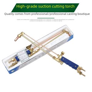 All-Copper Suction-Type Cutting Torch with G01-30 Nozzle, 500mm Total Length, for Oxygen Cutting, 20mm Thickness, 8mm Gas Tube Interface