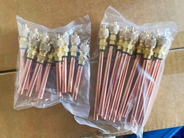AC Refrigerator Freezer Copper Charging Valve One Way Check Valve with Extended Thickened Design for HVAC Systems, Leak-Proof & Pressure Resistant - รูปภาพ 3