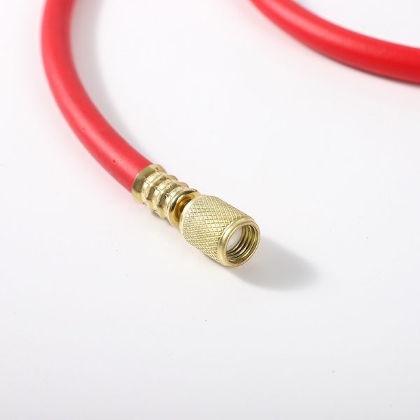 Pressure Resistant Manifold Gauge Hose Set (0.9M-3M, R22/R134a) for HVAC Refrigerant Charging - Image 3