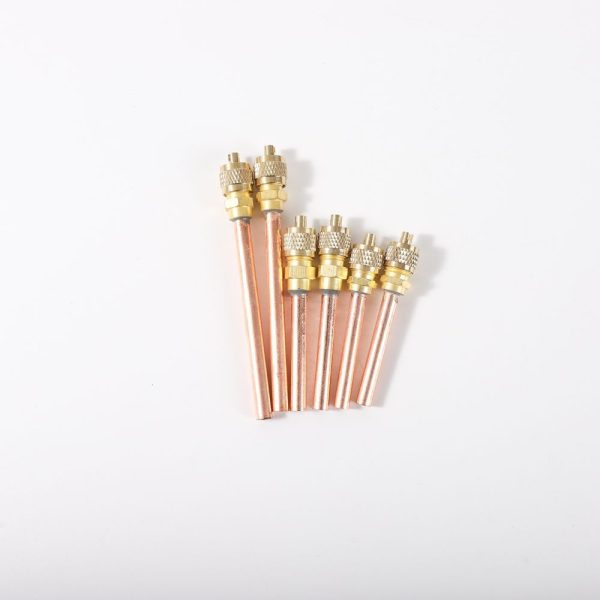 AC Refrigerator Freezer Copper Charging Valve One Way Check Valve with Extended Thickened Design for HVAC Systems, Leak-Proof & Pressure Resistant - รูปภาพ 2