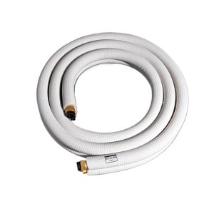 YiDu Universal Copper Air Conditioner Extension Tube (6.35mm*0.6mm / 12.7mm*0.6mm) for 2HP Units, White Insulated Copper Pipe for HVAC Systems, Replaces Standard AC Connection Pipes