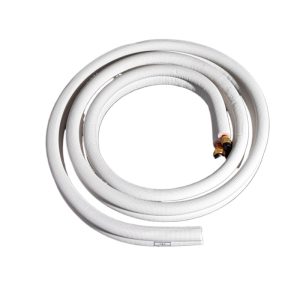 Copper Refrigeration Tube Insulation Kit Line Set (6.35mm x 9.52mm) for 1HP AC Units, Universal Fit